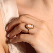 Bague camée vintage