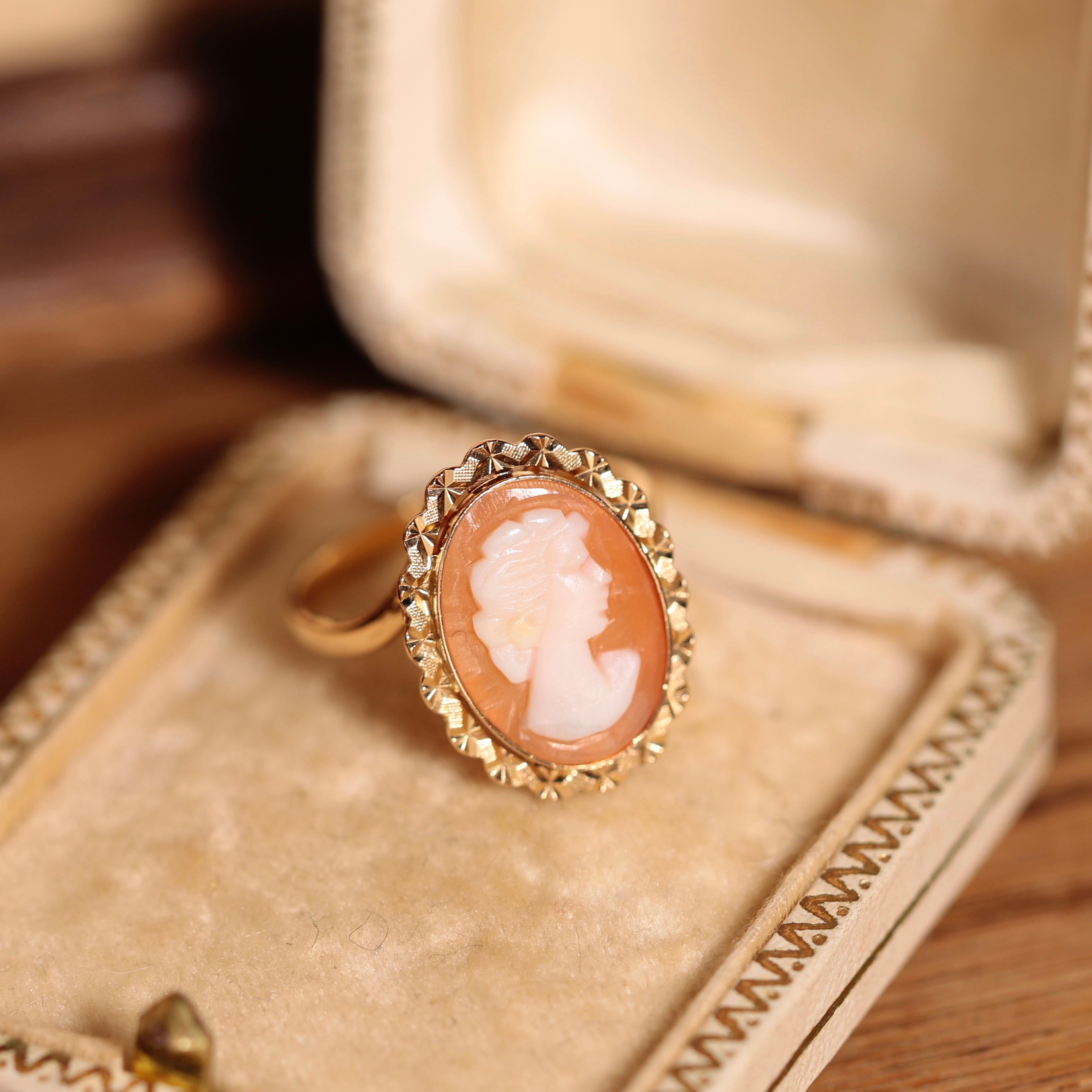 Bague camée vintage