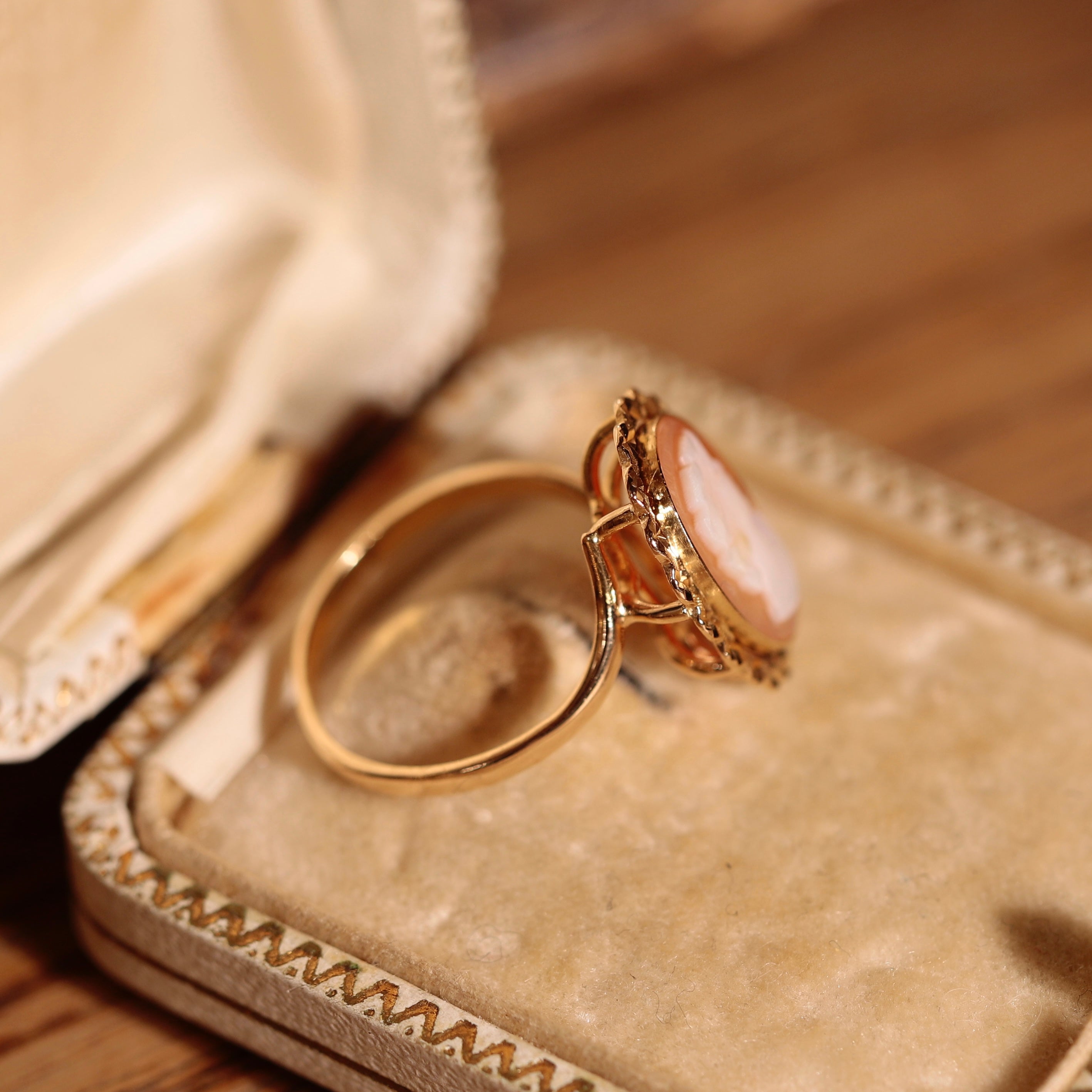 Bague camée vintage