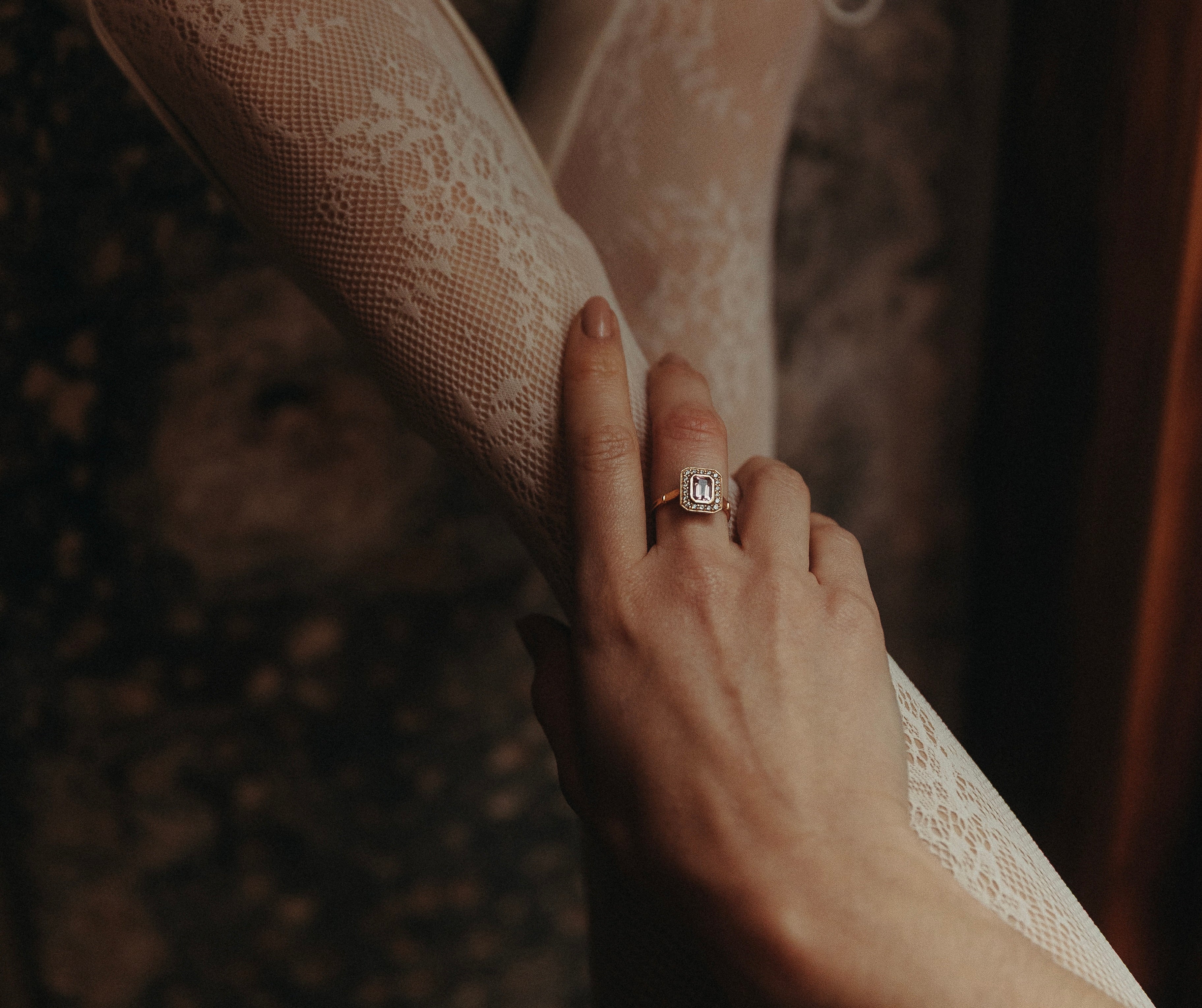 Bague art déco ancienne