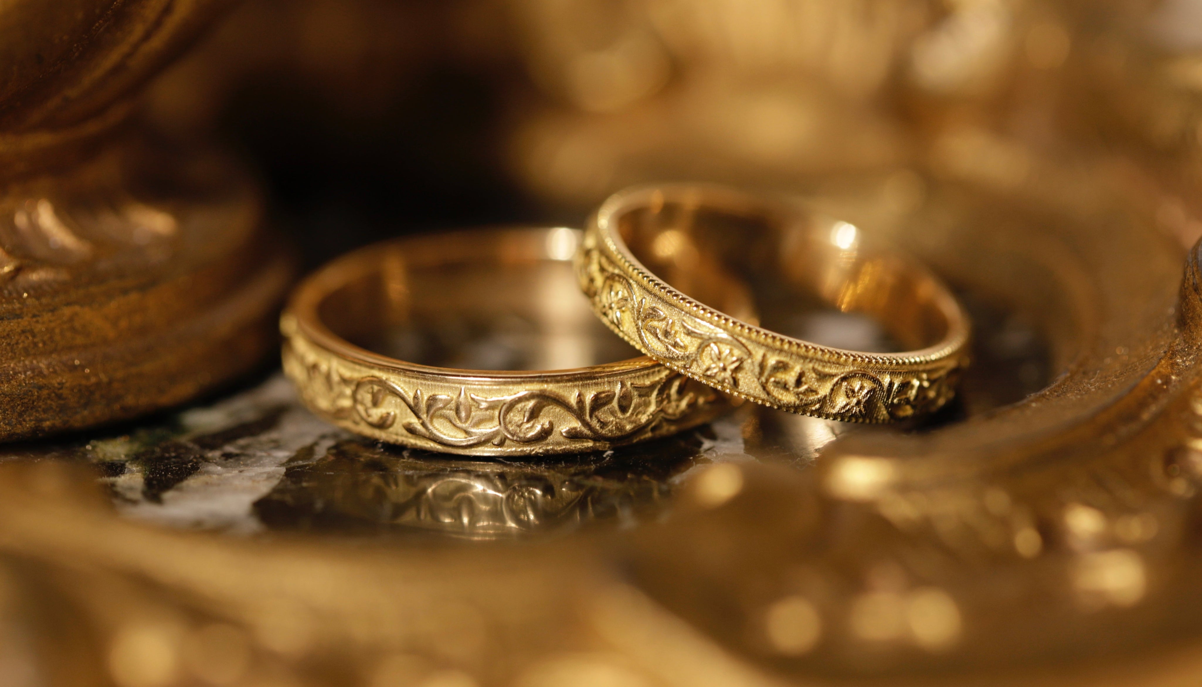 Alliance florale style médiéval ancien