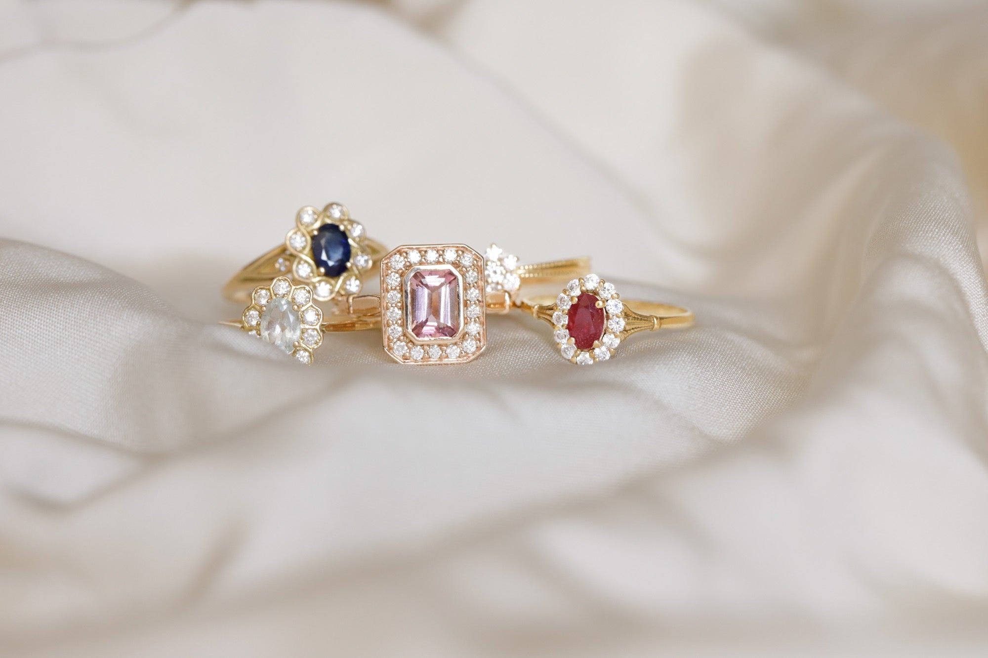 bagues de fiançailles style ancien or 18 carats