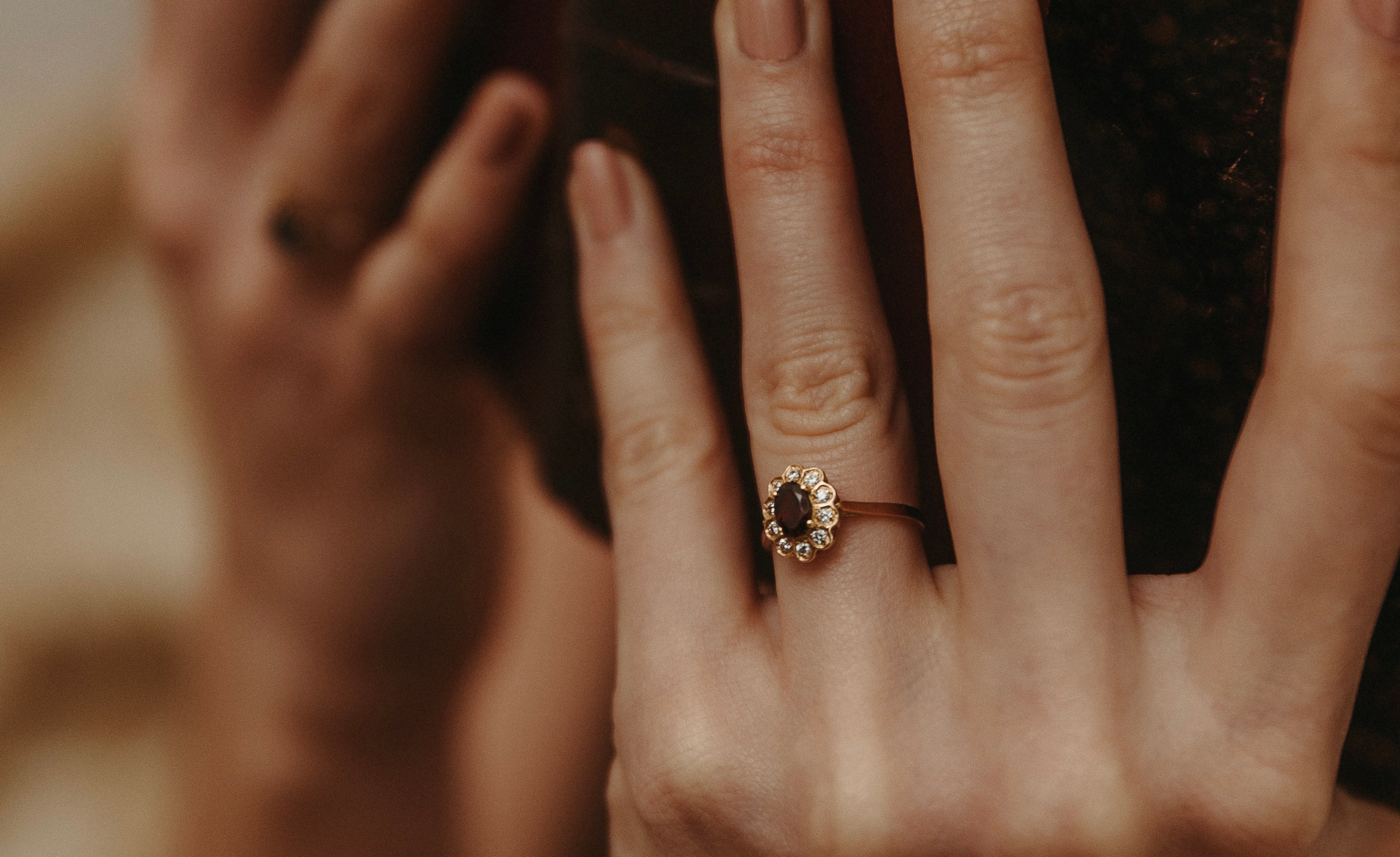 bagues de fiançailles style ancien or 18 carats