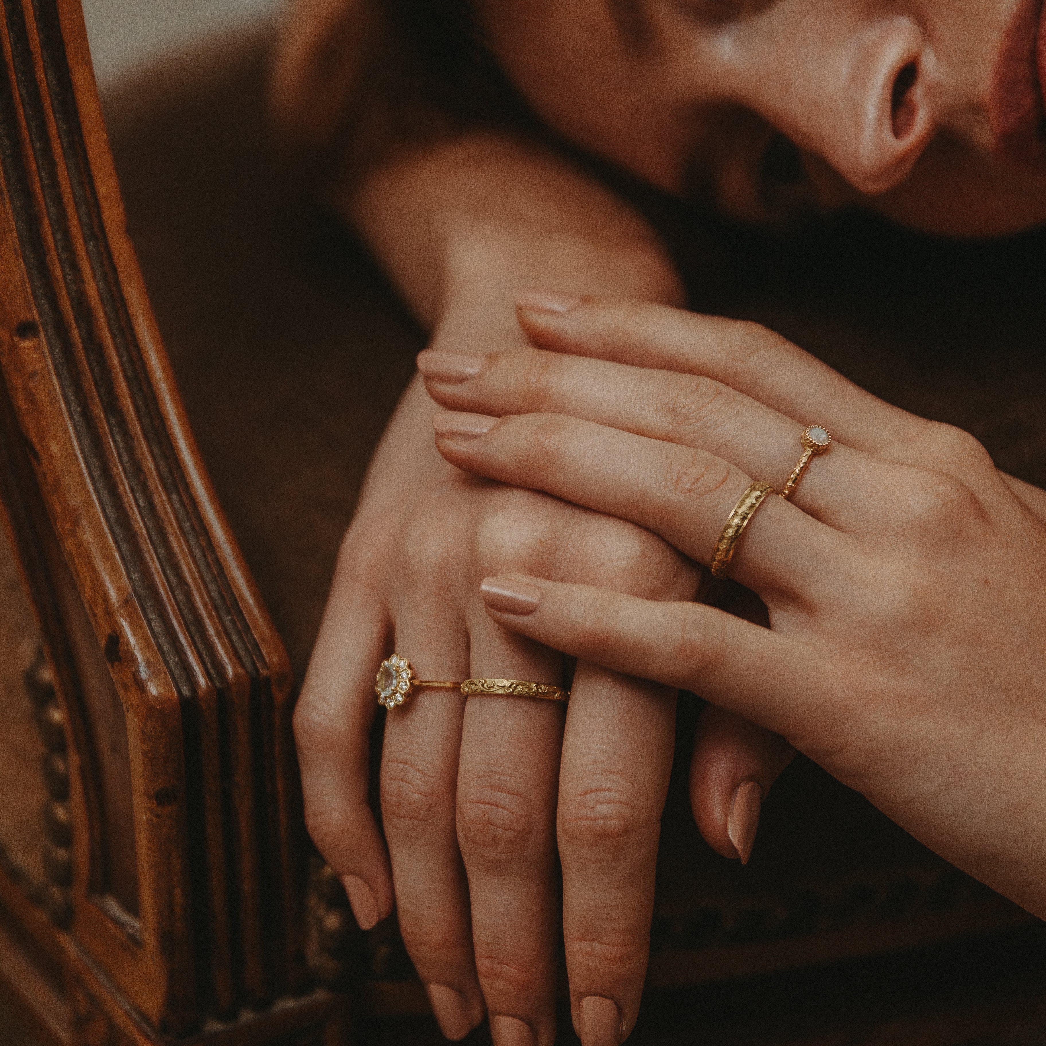 Bagues vintage cadeau de Noël