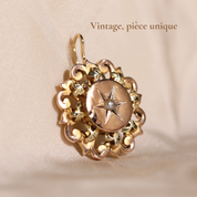 Pendentif ancien ajouré serti étoile