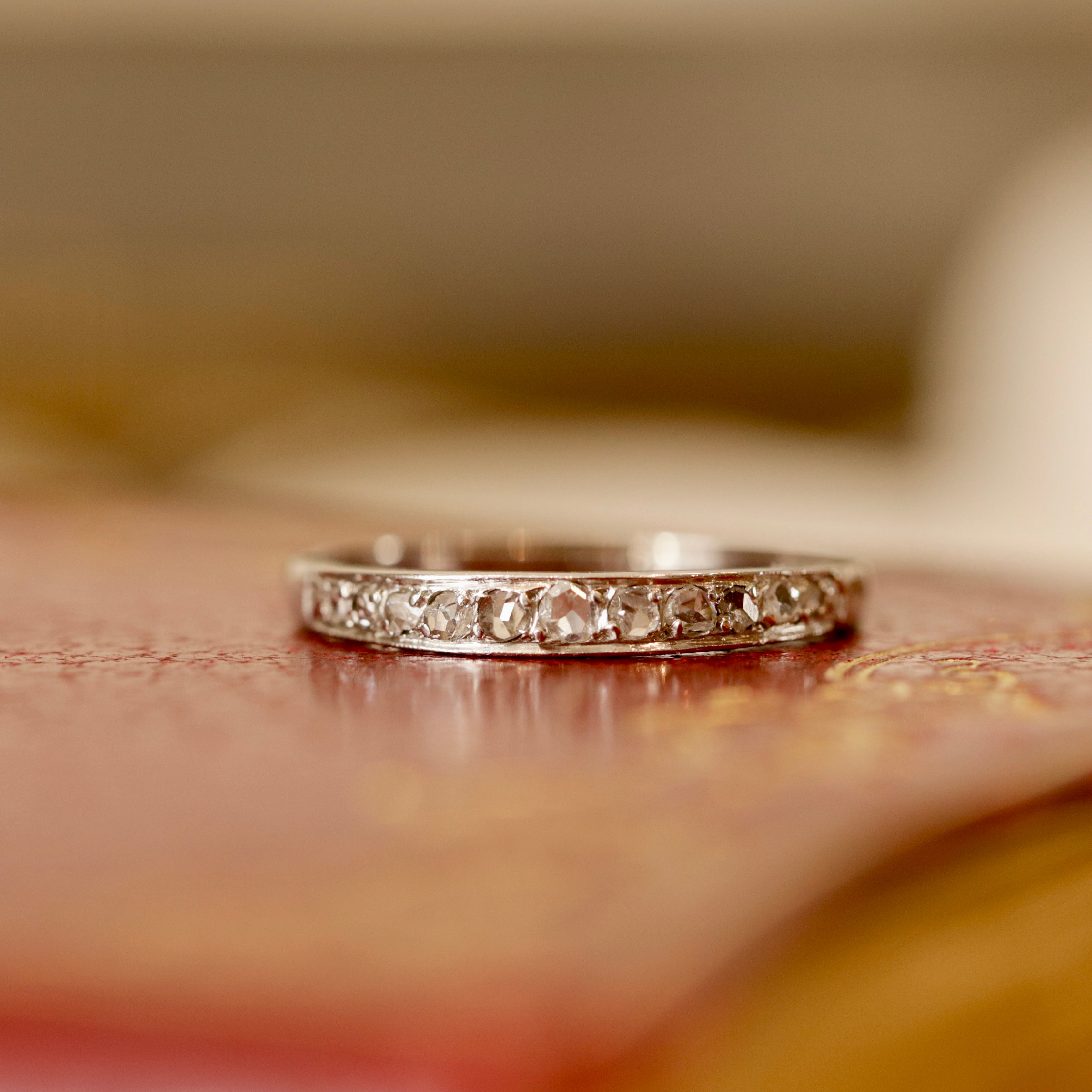 Alliance ancienne diamants taille rose – Erato Paris