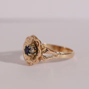 Bague Fleur ancienne années 40