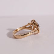 Bague Fleur ancienne années 40