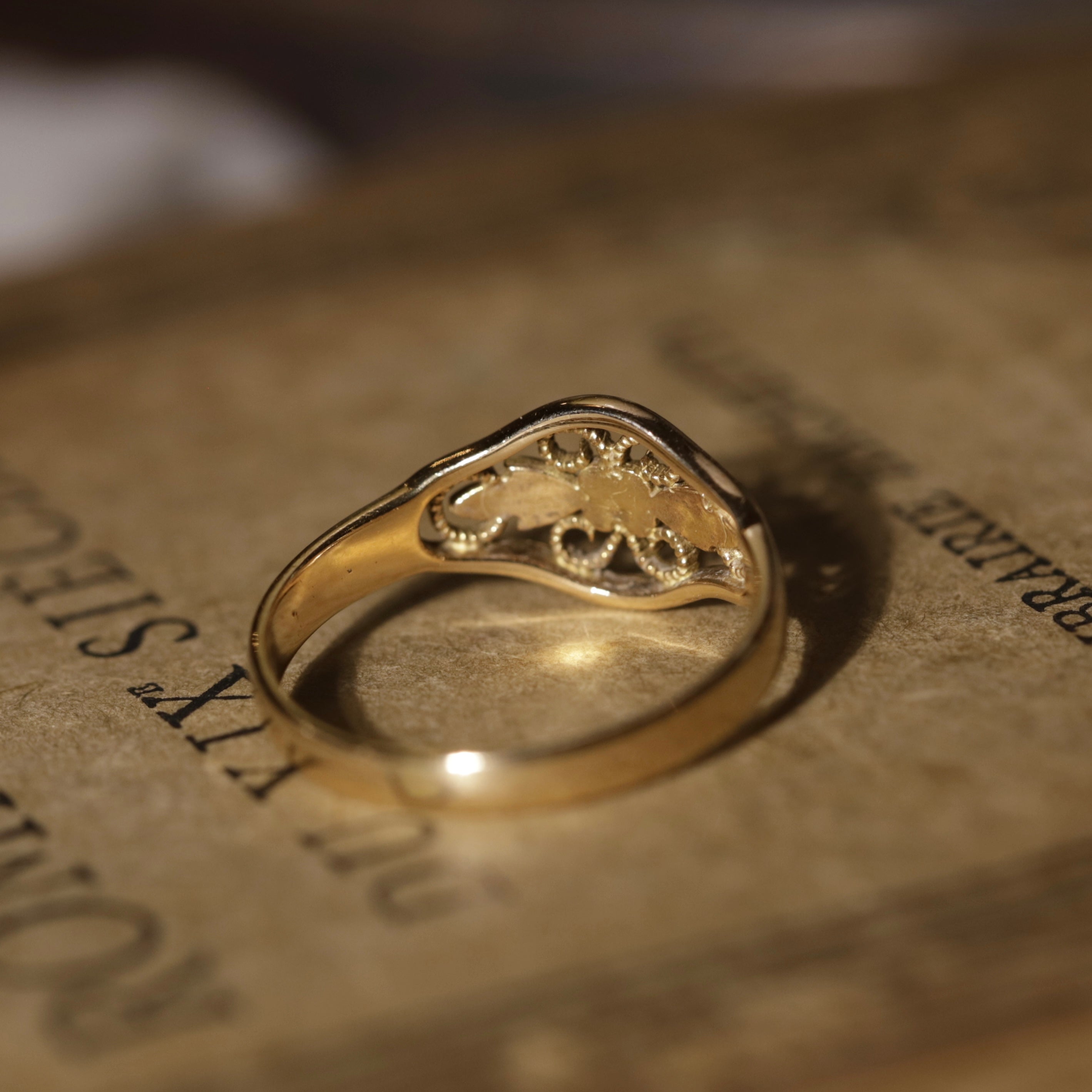 Bague filigrane vintage 2