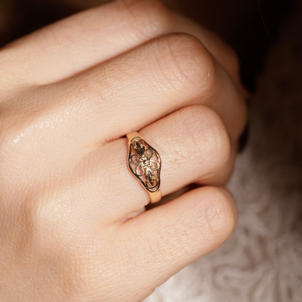 Bague filigrane vintage 3