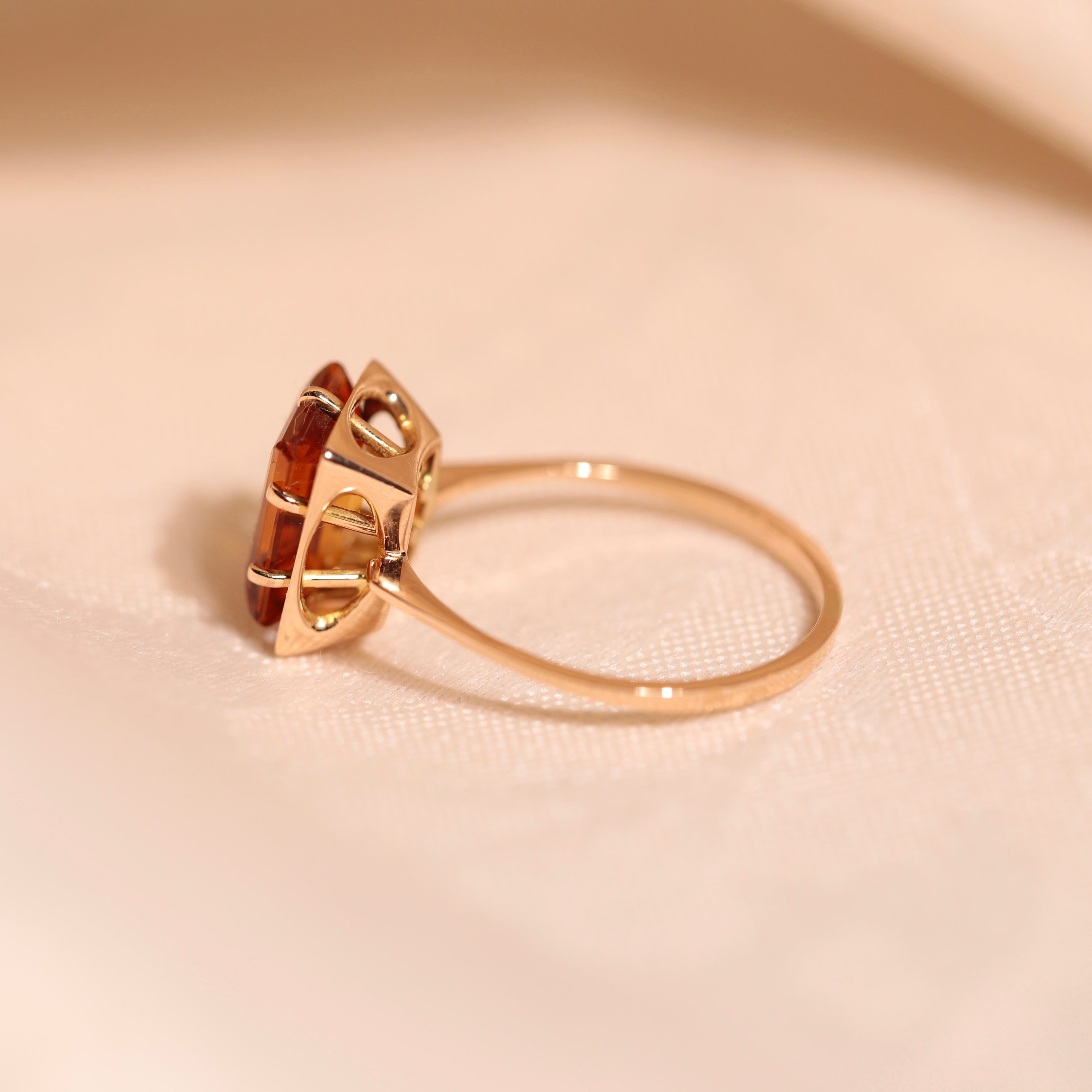 Bague quartz lumineux
