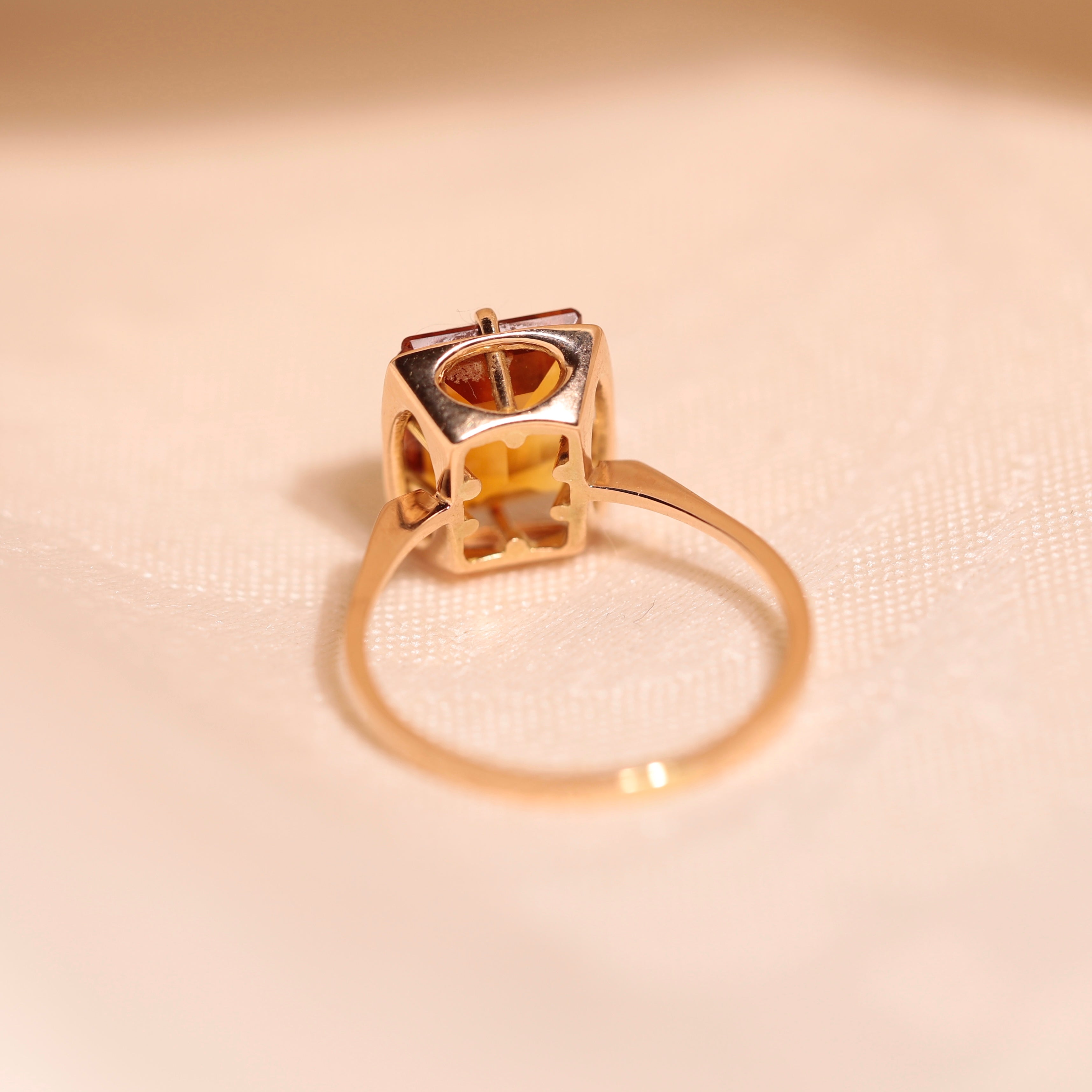 Bague quartz lumineux