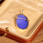 Broche-pendentif ancienne camée