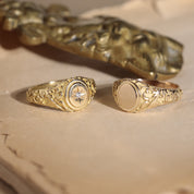 Chevalière personnalisable gravure ou serti diamant