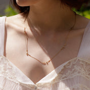 Collier vintage filigrane diamants