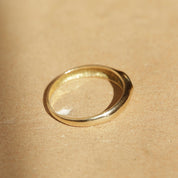 Bague jonc saphir