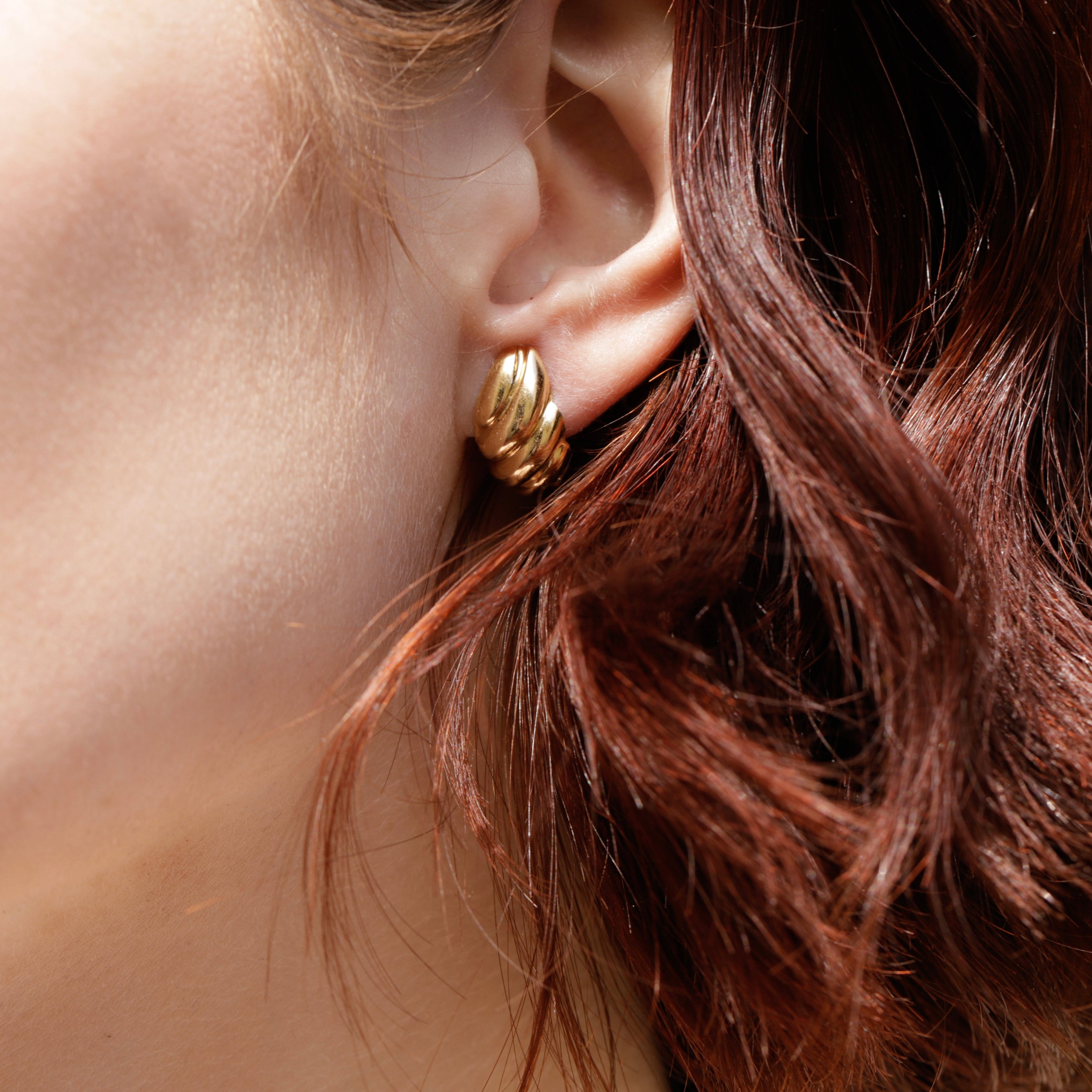 Pendants d’oreilles godronnés