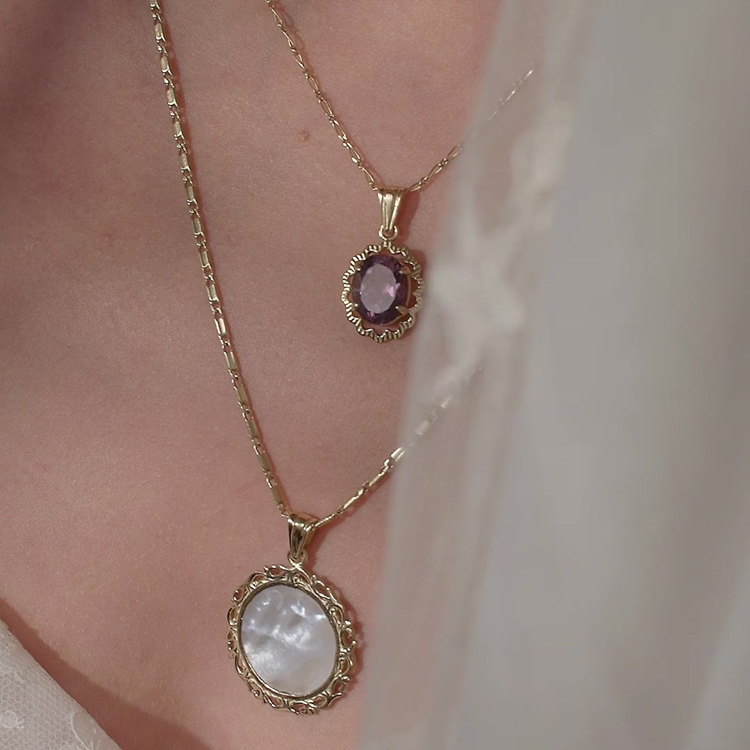 Pendentif or 18 carats style vintage