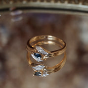 Bague illusion saphir