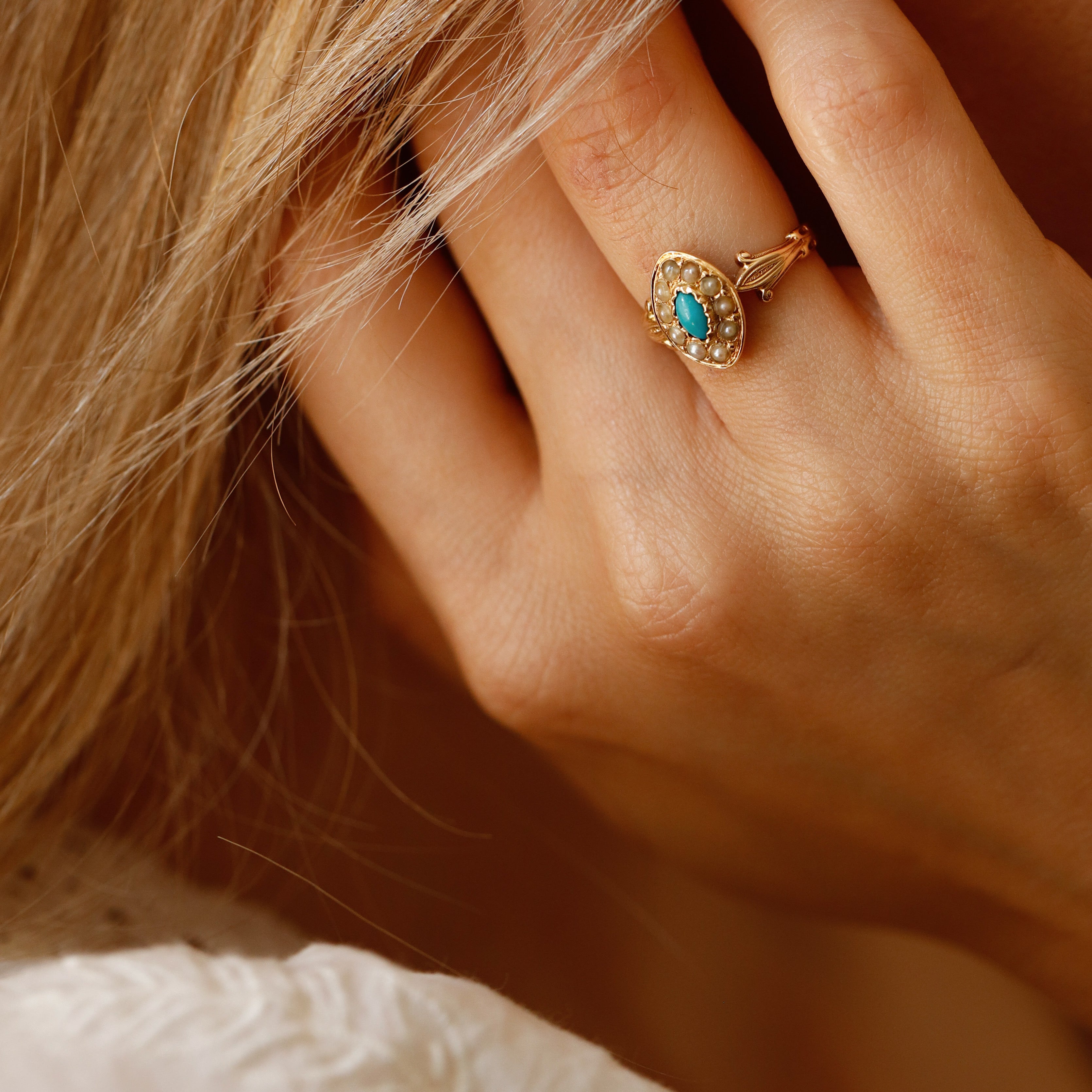 Bague ancienne turquoise